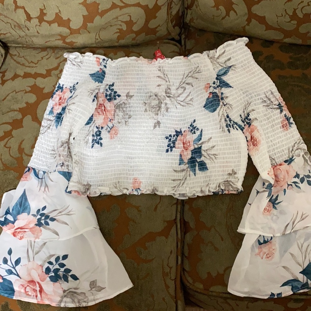 Guess flower shirt